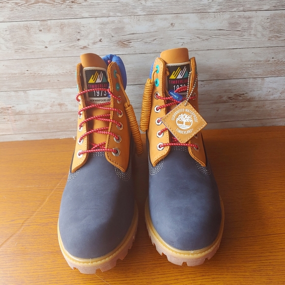 TIMBERLAND MEN’S PREMIUM WATERPROOF BOOT WHEAT NUB - Picture 5 of 8